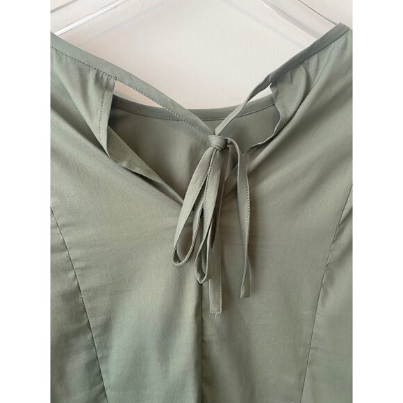 CLUB MONACO TIE NECK BALLOON SLEEVE TOP NWT SIZE 0 - Picture 5 of 8